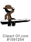 Ink Design Mascot Clipart #1591254 by Leo Blanchette