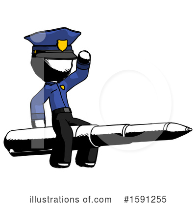 Royalty-Free (RF) Ink Design Mascot Clipart Illustration by Leo Blanchette - Stock Sample #1591255