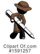 Ink Design Mascot Clipart #1591257 by Leo Blanchette