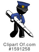 Ink Design Mascot Clipart #1591258 by Leo Blanchette