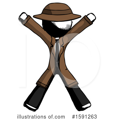Royalty-Free (RF) Ink Design Mascot Clipart Illustration by Leo Blanchette - Stock Sample #1591263