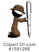 Ink Design Mascot Clipart #1591266 by Leo Blanchette
