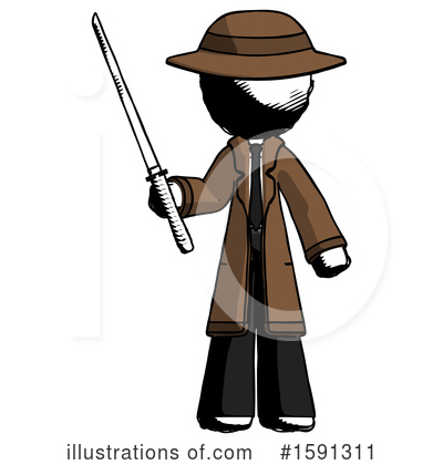 Royalty-Free (RF) Ink Design Mascot Clipart Illustration by Leo Blanchette - Stock Sample #1591311