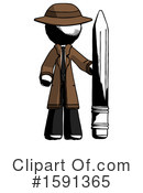 Ink Design Mascot Clipart #1591365 by Leo Blanchette