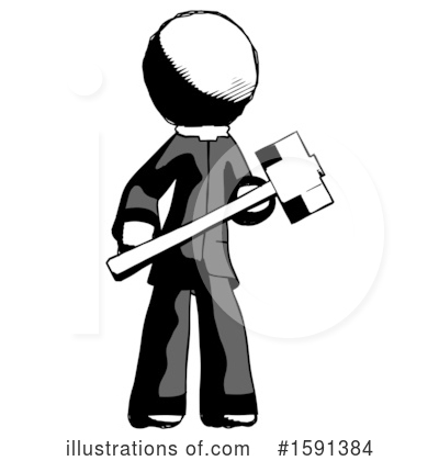 Royalty-Free (RF) Ink Design Mascot Clipart Illustration by Leo Blanchette - Stock Sample #1591384