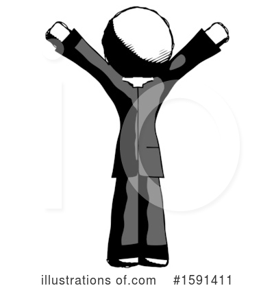 Royalty-Free (RF) Ink Design Mascot Clipart Illustration by Leo Blanchette - Stock Sample #1591411