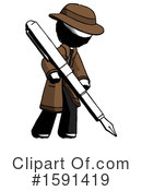 Ink Design Mascot Clipart #1591419 by Leo Blanchette