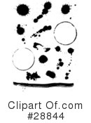 Ink Splatters Clipart #28844 by KJ Pargeter
