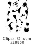 Ink Splatters Clipart #28856 by KJ Pargeter