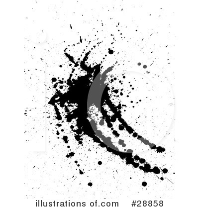 Royalty-Free (RF) Ink Splatters Clipart Illustration by KJ Pargeter - Stock Sample #28858