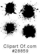 Ink Splatters Clipart #28859 by KJ Pargeter