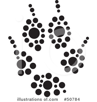 Paw Print Clipart #50784 by Cherie Reve
