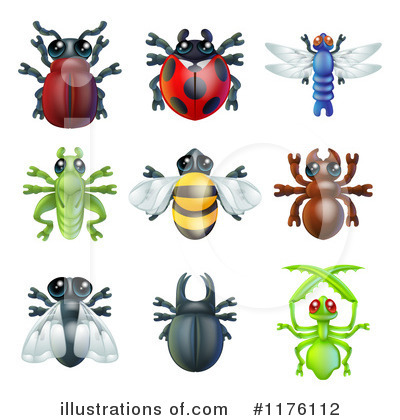 Ladybugs Clipart #1176112 by AtStockIllustration