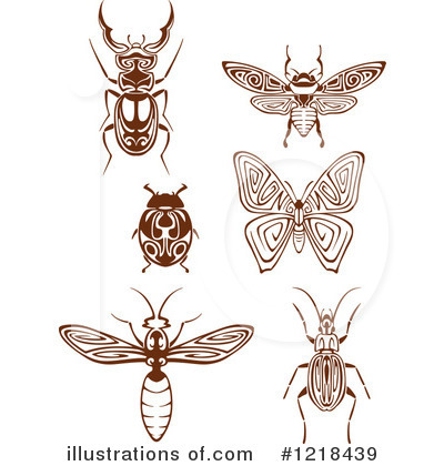Royalty-Free (RF) Insect Clipart Illustration by Vector Tradition SM - Stock Sample #1218439