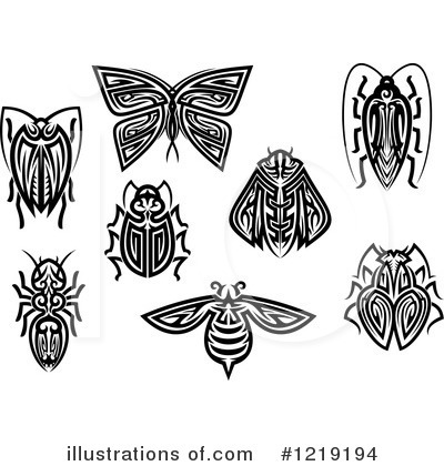 Royalty-Free (RF) Insect Clipart Illustration by Vector Tradition SM - Stock Sample #1219194