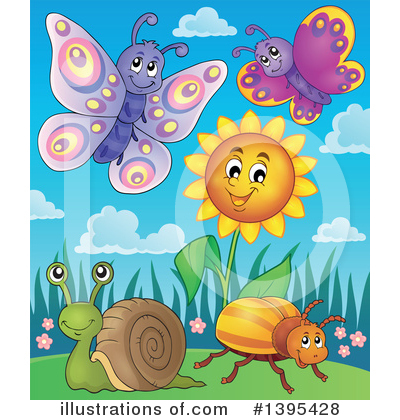 Snail Clipart #1395428 by visekart
