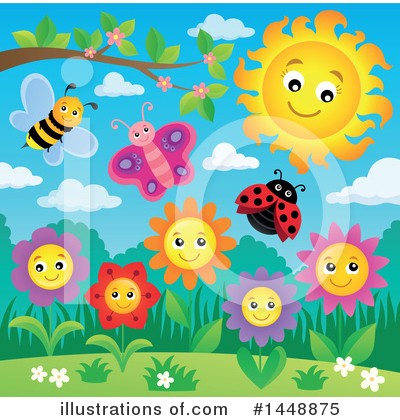 Royalty-Free (RF) Insect Clipart Illustration by visekart - Stock Sample #1448875