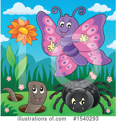 Royalty-Free (RF) Insect Clipart Illustration by visekart - Stock Sample #1540293