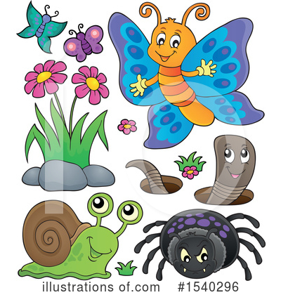 Worm Clipart #1540296 by visekart
