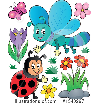 Royalty-Free (RF) Insect Clipart Illustration by visekart - Stock Sample #1540297