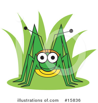 Grasshopper Clipart #15836 by Andy Nortnik