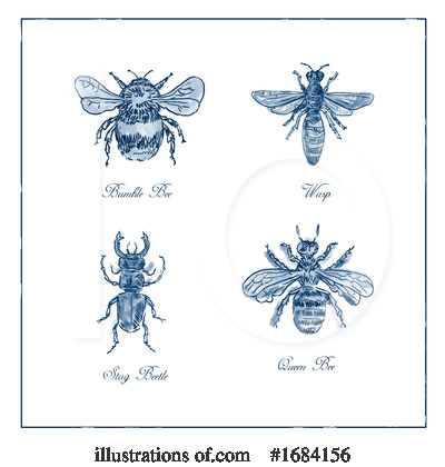 Royalty-Free (RF) Insect Clipart Illustration by patrimonio - Stock Sample #1684156