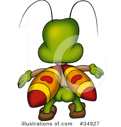 Royalty-Free (RF) Insect Clipart Illustration by dero - Stock Sample #34927