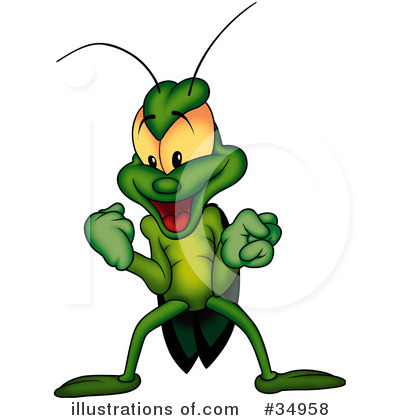 Royalty-Free (RF) Insect Clipart Illustration by dero - Stock Sample #34958