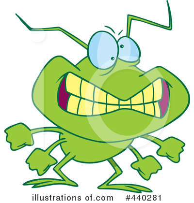 Royalty-Free (RF) Insect Clipart Illustration by toonaday - Stock Sample #440281