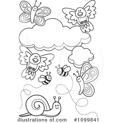 Royalty-Free (RF) Insects Clipart Illustration by Any Vector - Stock Sample #1099841