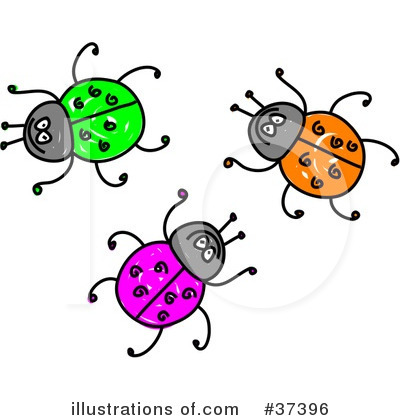 Royalty-Free (RF) Insects Clipart Illustration by Prawny - Stock Sample #37396