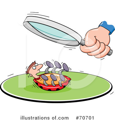 Royalty-Free (RF) Inspection Clipart Illustration by jtoons - Stock Sample #70701
