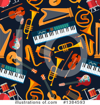 Lyre Clipart #1384593 by Vector Tradition SM