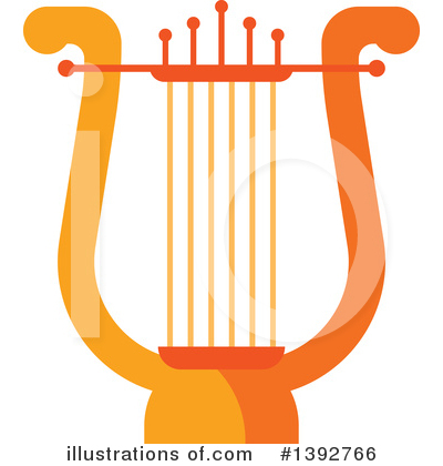 Lyre Clipart #1392766 by Vector Tradition SM