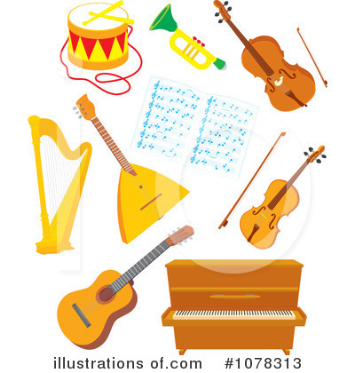 Royalty-Free (RF) Instruments Clipart Illustration by Alex Bannykh - Stock Sample #1078313