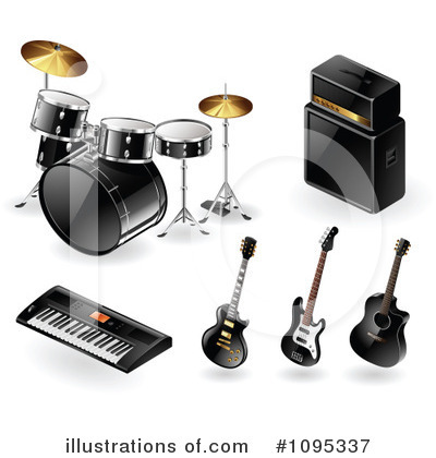 Royalty-Free (RF) Instruments Clipart Illustration by TA Images - Stock Sample #1095337