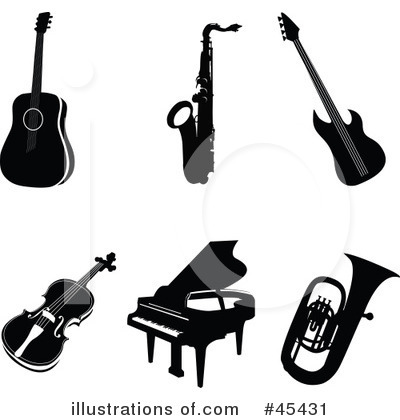 Royalty-Free (RF) Instruments Clipart Illustration by TA Images - Stock Sample #45431