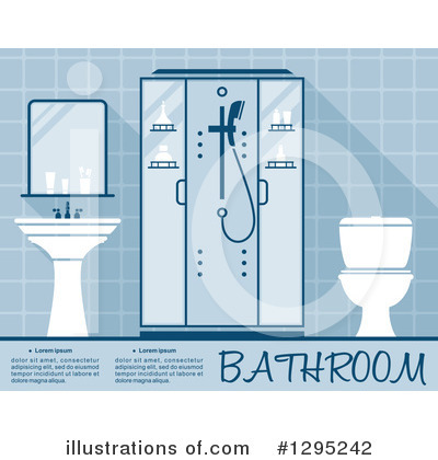 Bathroom Clipart #1295242 by Vector Tradition SM