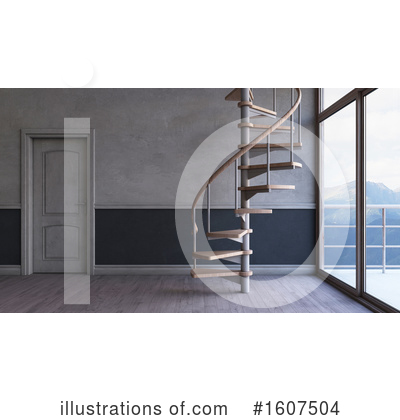 Stairs Clipart #1607504 by KJ Pargeter