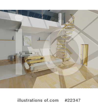 Stairs Clipart #22347 by KJ Pargeter