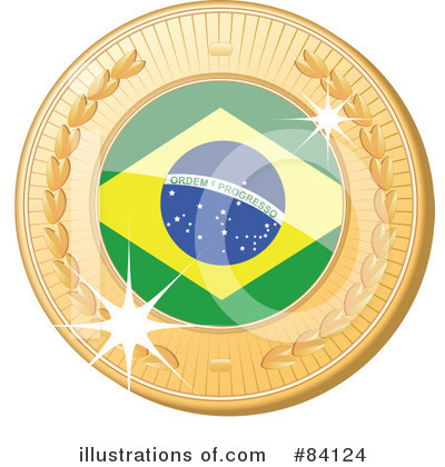 Royalty-Free (RF) International Medal Clipart Illustration by elaineitalia - Stock Sample #84124