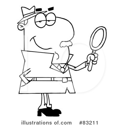 Royalty-Free (RF) Investigating Clipart Illustration by Hit Toon - Stock Sample #83211