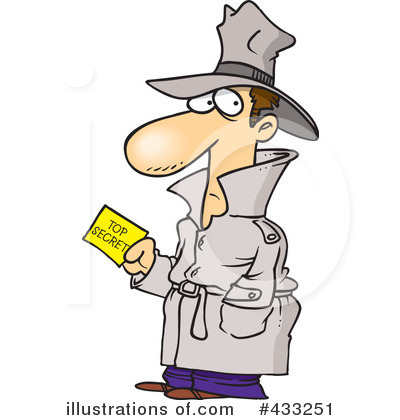 Royalty-Free (RF) Investigator Clipart Illustration by toonaday - Stock Sample #433251