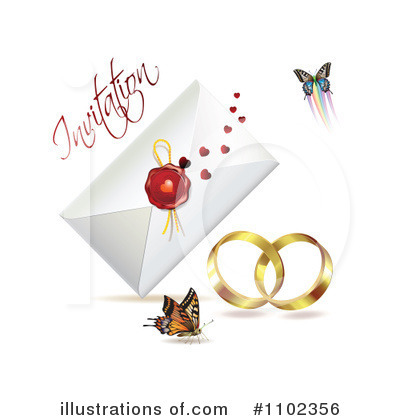 Royalty-Free (RF) Invitation Clipart Illustration by merlinul - Stock Sample #1102356