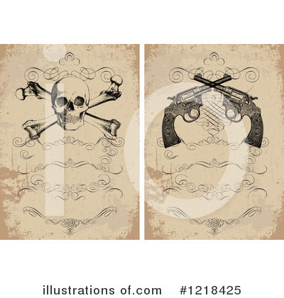 Skull And Crossbones Clipart #1218425 by BestVector