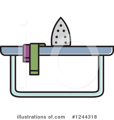 Royalty-Free (RF) Ironing Clipart Illustration by Lal Perera - Stock Sample #1244318