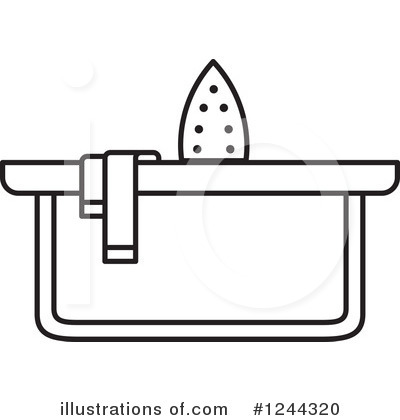 Ironing Board Clipart #1244320 by Lal Perera