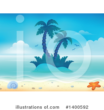 Palm Tree Clipart #1400592 by visekart