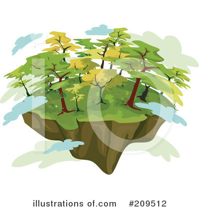 Royalty-Free (RF) Island Clipart Illustration by BNP Design Studio - Stock Sample #209512