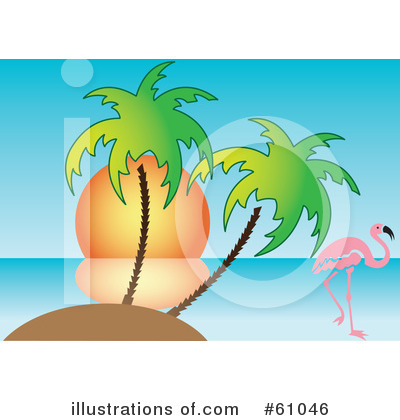 Royalty-Free (RF) Island Clipart Illustration by pauloribau - Stock Sample #61046